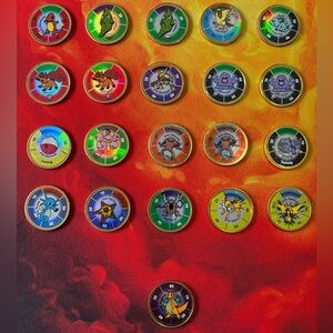 Pokémon Battle Coins - Vintage (21 coin lot)